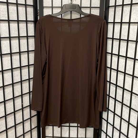 Your Best Friend, Dark Brown Sequin Embellished Top, SZ XL NWOT - Picture 5 of 7